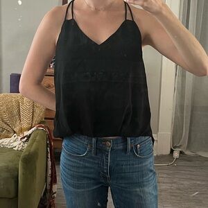 Naked Zebra Hi-Low Blouse size s